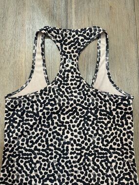 Lululemon Cool Racerback Ace Spot Grain Black Women’s Tank | Size S